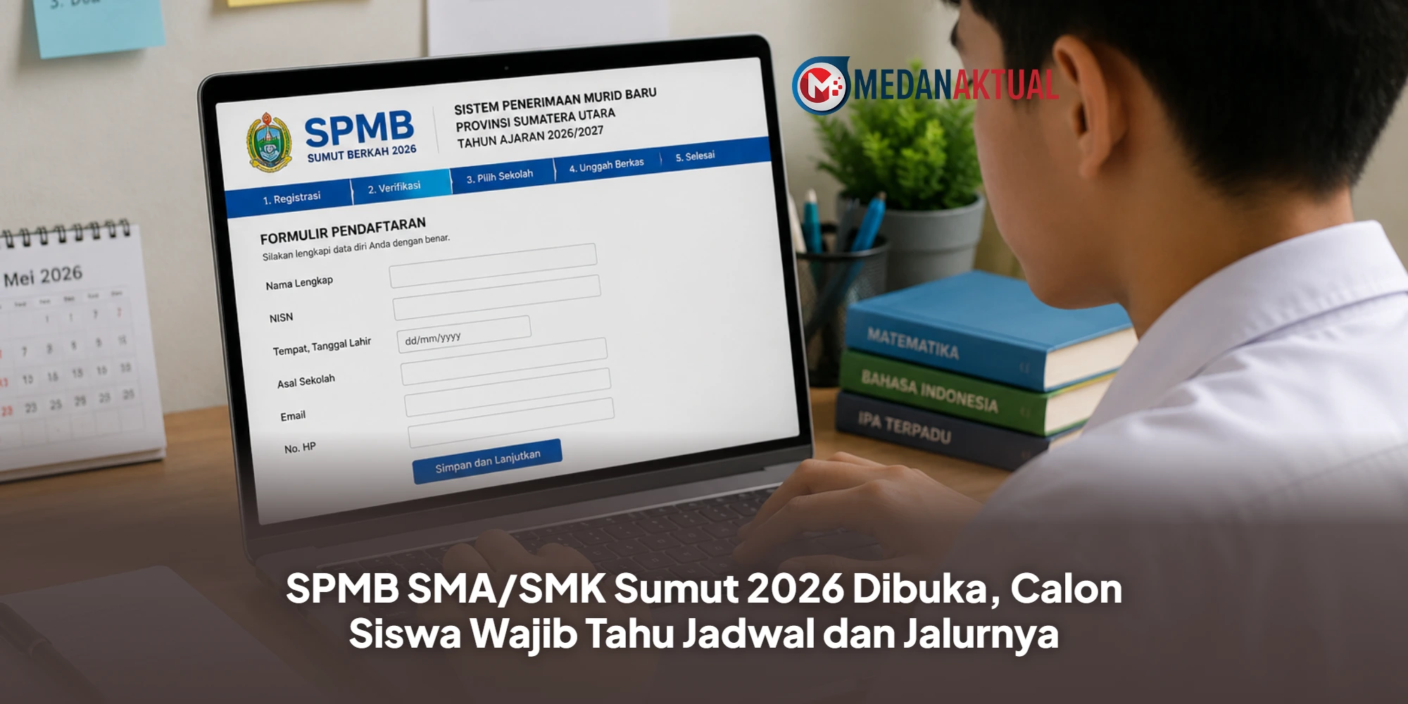 SPMB SMA/SMK Sumut 2026 Dibuka, Calon Siswa Wajib Tahu Jadwal dan Jalurnya