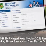 SPMB SMP Negeri Kota Medan 2026 Resmi Dibuka, Simak Syarat dan Cara Daftar Online