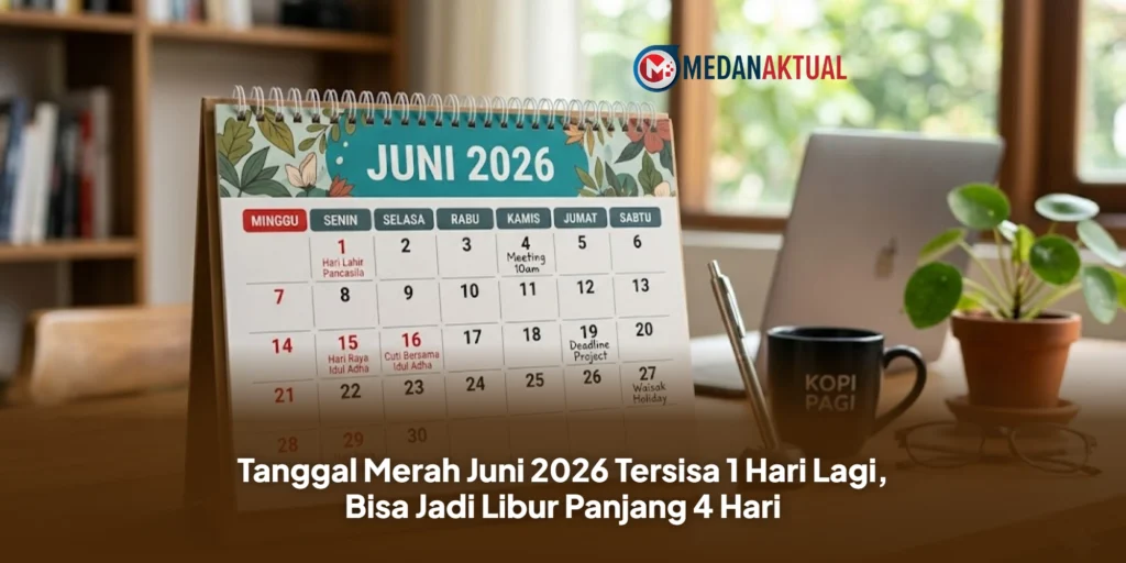 Tanggal Merah Juni 2026 Tersisa 1 Hari Lagi, Bisa Jadi Libur Panjang 4 Hari