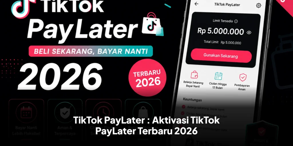 TikTok PayLater : Aktivasi TikTok PayLater Terbaru 2026