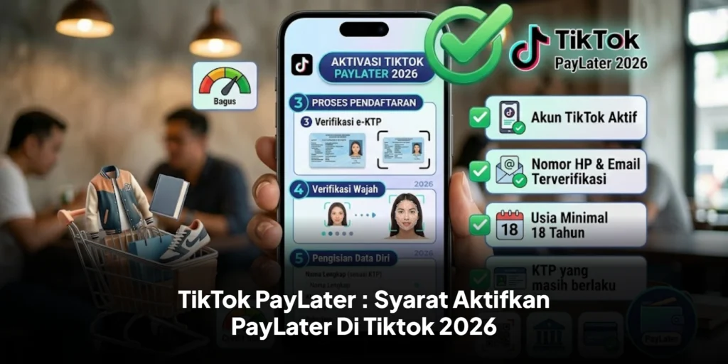 TikTok PayLater : Syarat Aktifkan PayLater Di Tiktok 2026