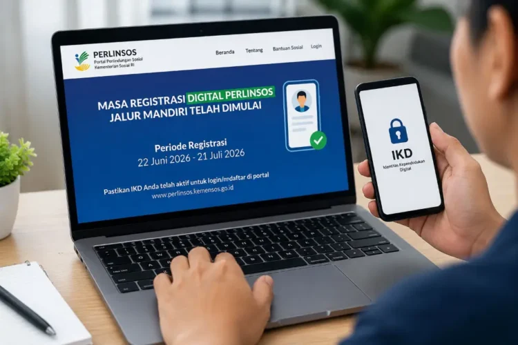 Cara Daftar Bansos Lewat Perlinsos 2026, Panduan Lengkap Ajukan PKH dan BPNT Secara Online