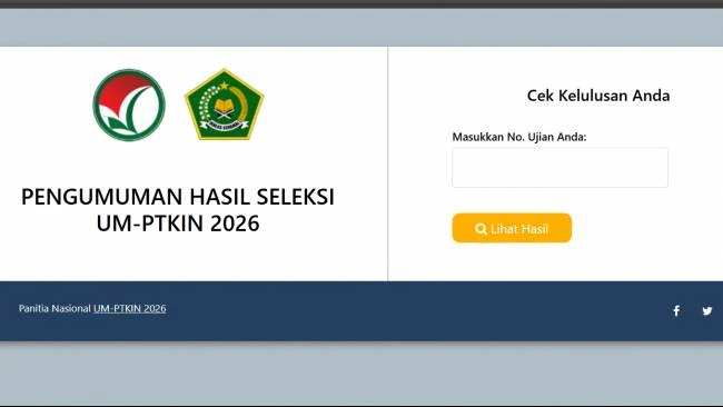Link Daftar Ulang UM-PTKIN 2026
