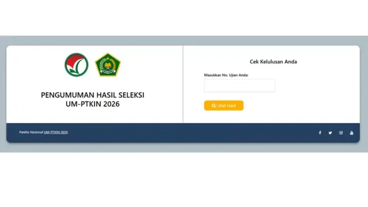 Cara Cek Hasil Kelulusan UM-PTKIN 2026