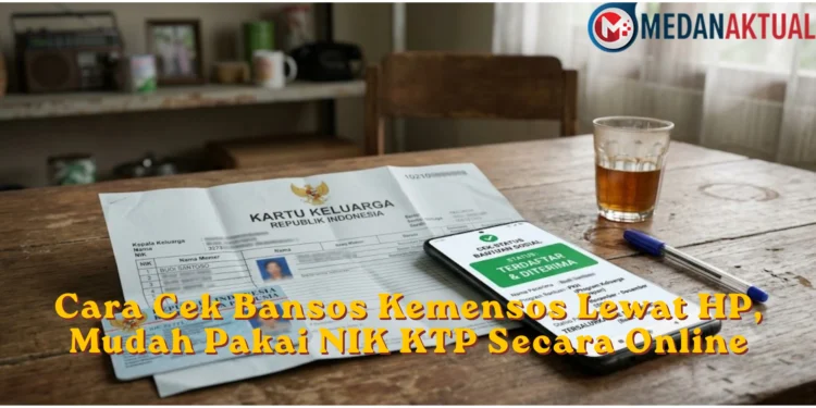 Cara Cek Bansos Kemensos Lewat HP, Mudah Pakai NIK KTP Secara Online