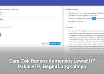 Cara Cek Bansos Kemensos Lewat HP Pakai KTP, Begini Langkahnya