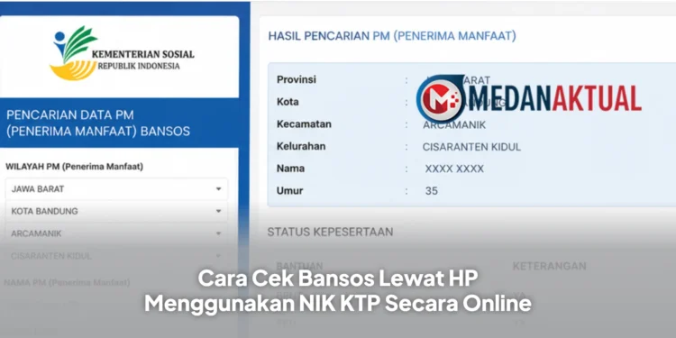 Cara Cek Bansos Lewat HP Menggunakan NIK KTP Secara Online