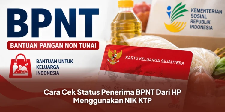 Cara Cek Status Penerima BPNT Dari HP Menggunakan NIK KTP