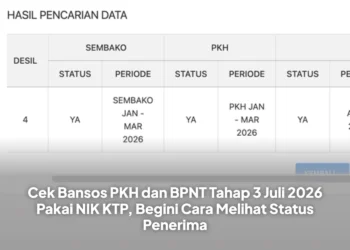 Cek Bansos PKH dan BPNT Tahap 3 Juli 2026 Pakai NIK KTP, Begini Cara Melihat Status Penerima