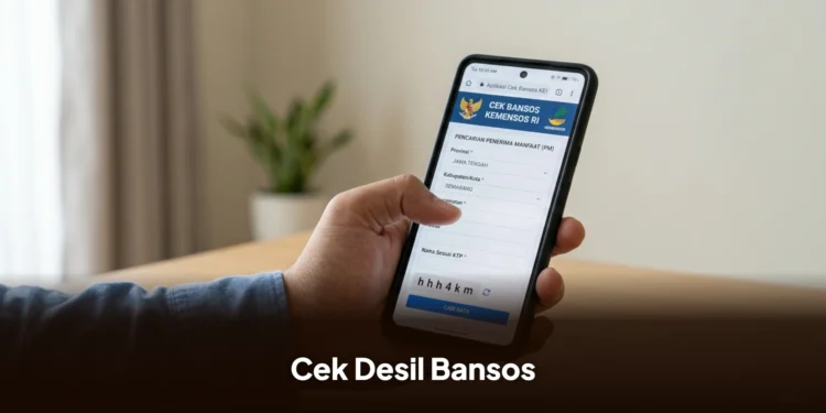 Cara Cek Desil Bansos Juli 2026 Lewat HP, Cukup Menggunakan NIK Saja
