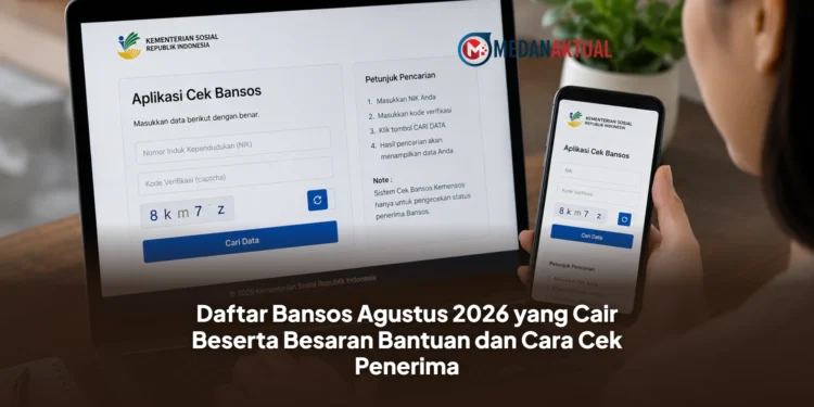 Daftar Bansos Agustus 2026 yang Cair Beserta Besaran Bantuan dan Cara Cek Penerima