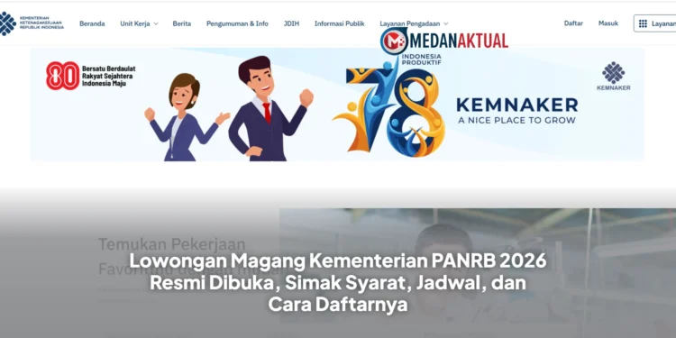 Lowongan Magang Kementerian PANRB 2026 Resmi Dibuka, Simak Syarat, Jadwal, dan Cara Daftarnya