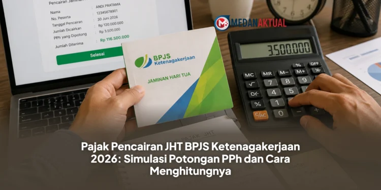 Pajak Pencairan JHT BPJS Ketenagakerjaan 2026: Simulasi Potongan PPh dan Cara Menghitungnya