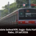 Update Jadwal KRL Jogja–Solo Hari Ini Rabu, 29 Juli 2026
