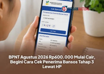 BPNT Agustus 2026 Rp600.000 Mulai Cair, Begini Cara Cek Penerima Bansos Tahap 3 Lewat HP