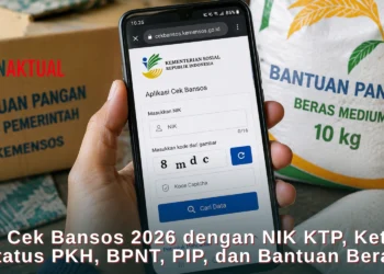 Cara Cek Bansos 2026 dengan NIK KTP, Ketahui Status PKH, BPNT, PIP, dan Bantuan Beras