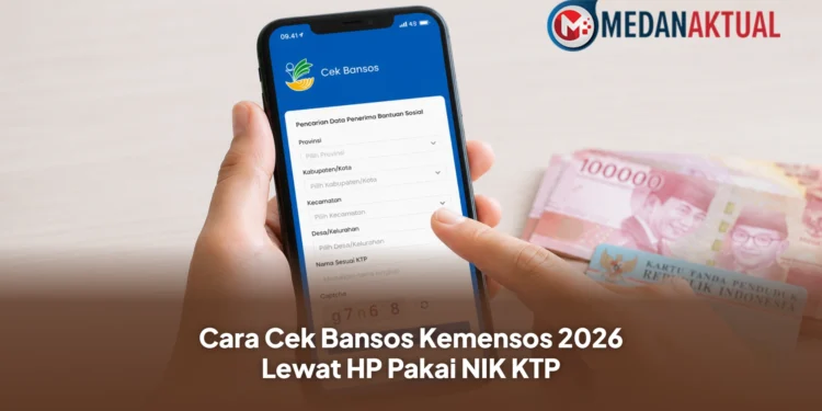 Cara Cek Bansos Kemensos 2026 Lewat HP Pakai NIK KTP