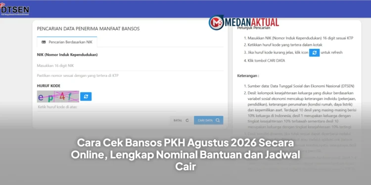 Cara Cek Bansos PKH Agustus 2026 Secara Online, Lengkap Nominal Bantuan dan Jadwal Cair