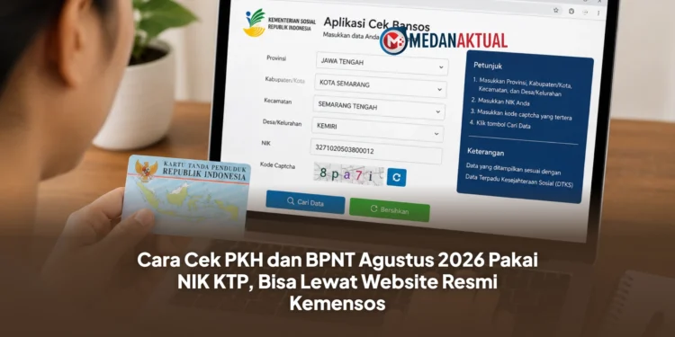 Cara Cek PKH dan BPNT Agustus 2026 Pakai NIK KTP, Bisa Lewat Website Resmi Kemensos