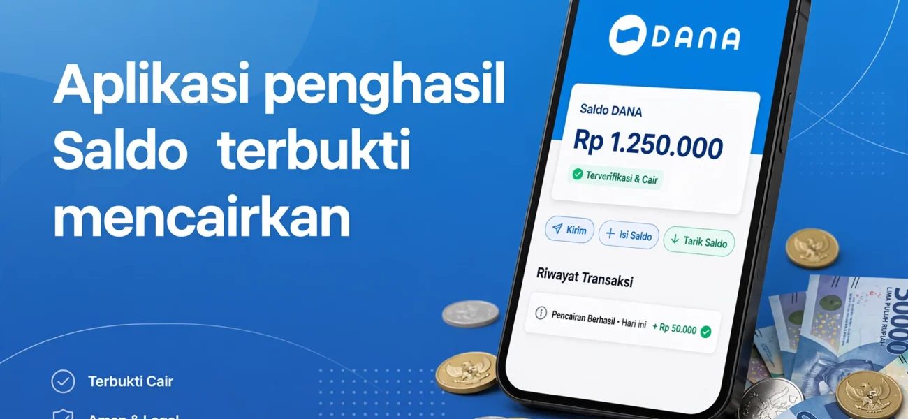 12 Aplikasi Penghasil Saldo DANA Terbukti Mencairkan 2026 (Cair Instan)