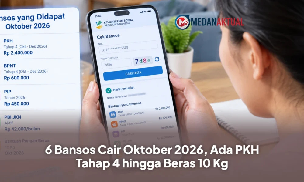 6 Bansos Cair Oktober 2026, Ada PKH Tahap 4 hingga Beras 10 Kg 6 Bansos Cair Oktober 2026, Ada PKH Tahap 4 hingga Beras 10 Kg