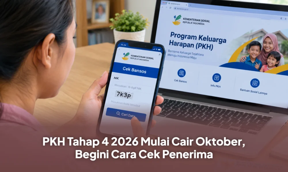 PKH Tahap 4 2026 Mulai Cair Oktober, Begini Cara Cek Penerima